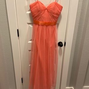 True Salmon Bridesmaids Dress